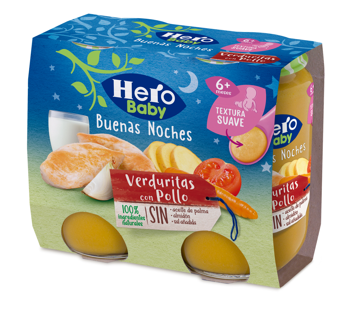 Hero Baby pote de legumes com frango