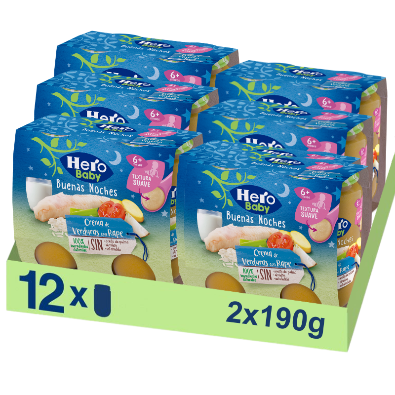 Hero Baby pote de creme vegetal com tamboril