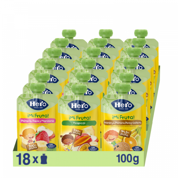 Pack ahorro mixto Hero 18 bolsitas