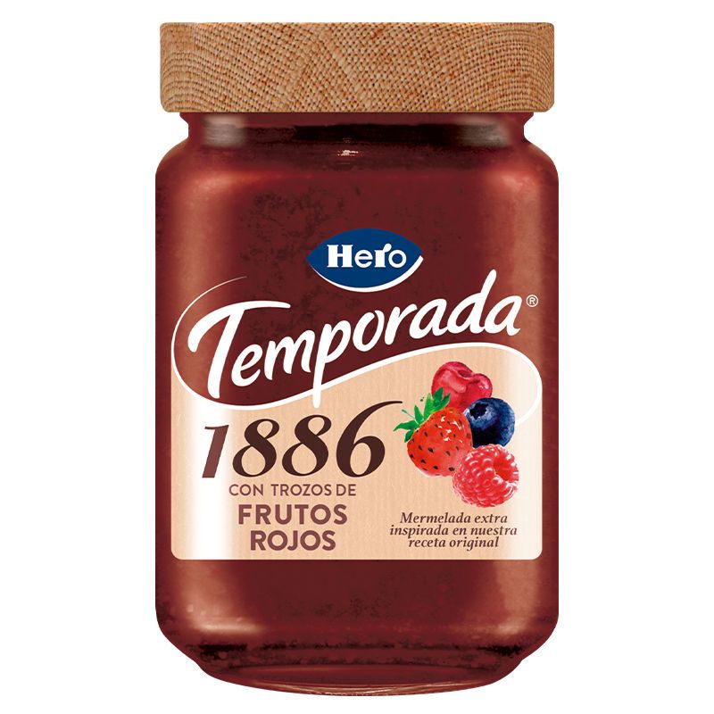 Hero Jam Temporada 1886 frutas vermelhas