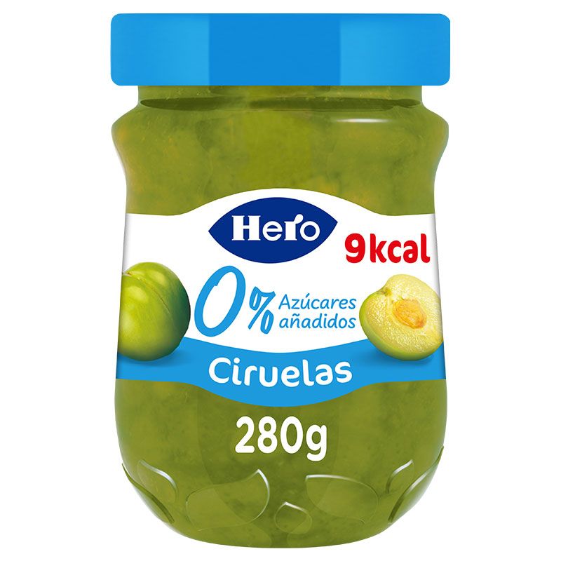 Mermelada Hero sin azúcar añadido ciruelas