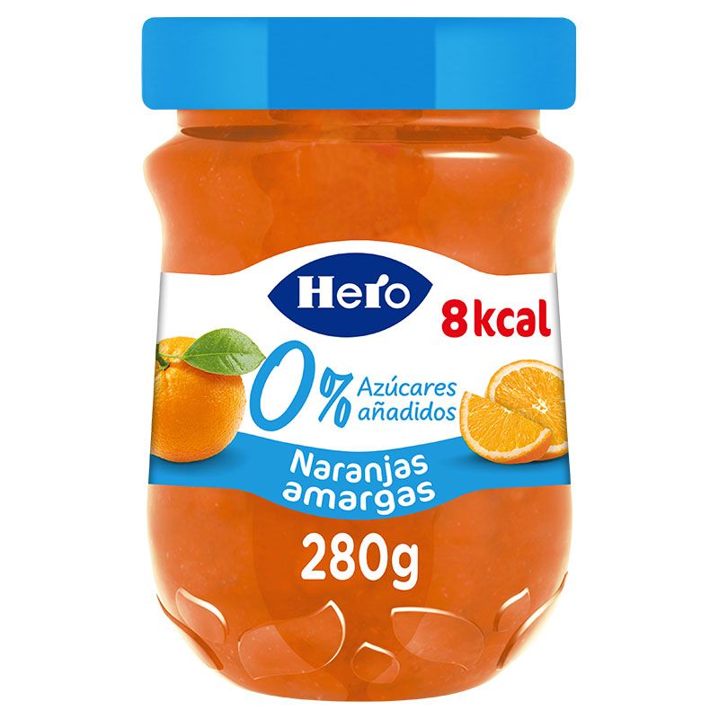 Mermelada Hero sin azúcar añadido naranjas amargas