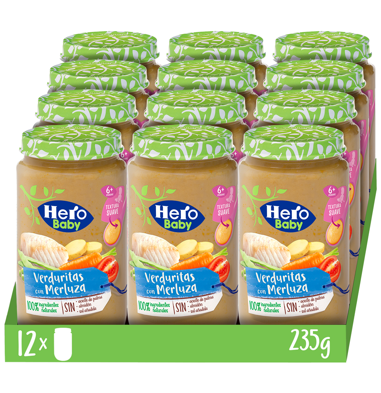 Hero Baby pote de legumes com pescada