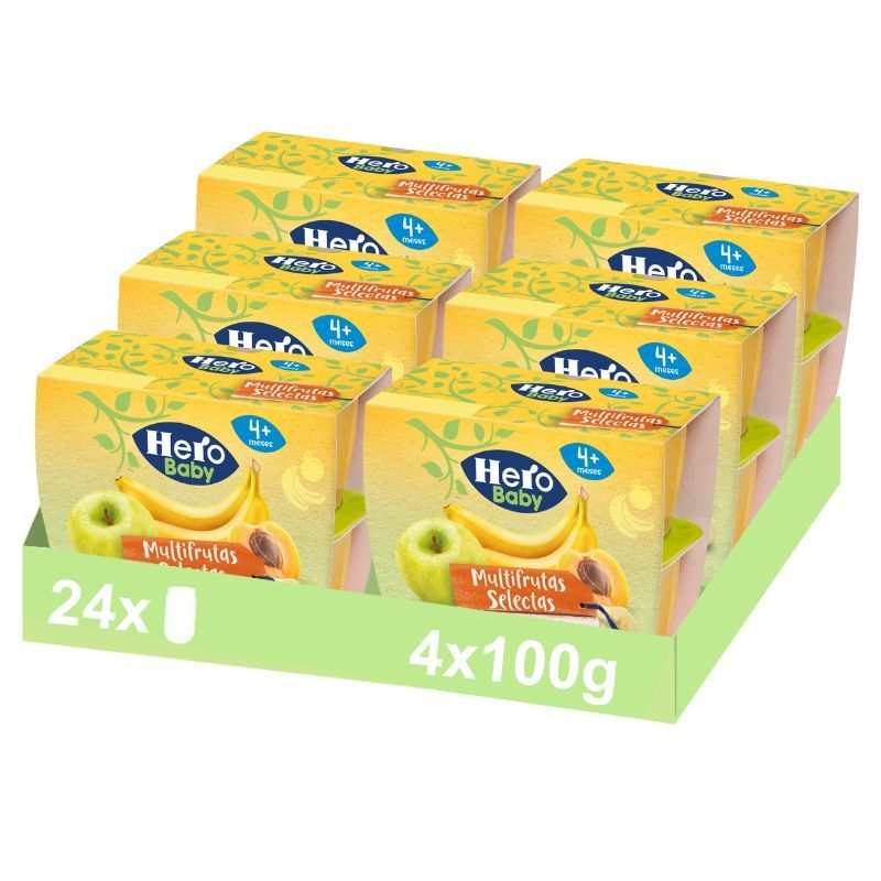 Tarrina Hero Baby multifrutas selectas