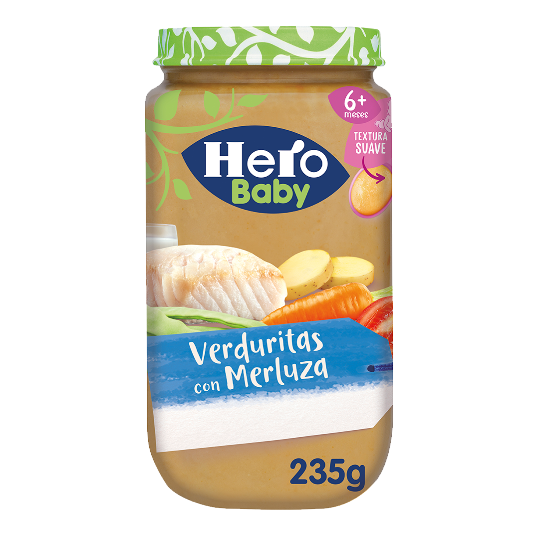 Tarrito Hero Baby verduritas con merluza