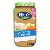 Tarrito Hero Baby verduritas con merluza