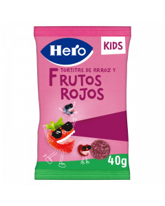 Snacks Hero Kids Tortitas frutos rojos