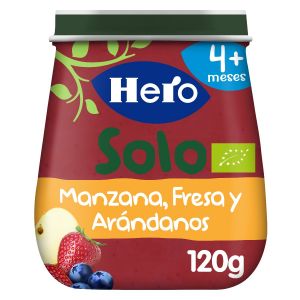 Comprar Hero Baby Solo Tarrina Sabor Fresa, Arándanos, Yogur y