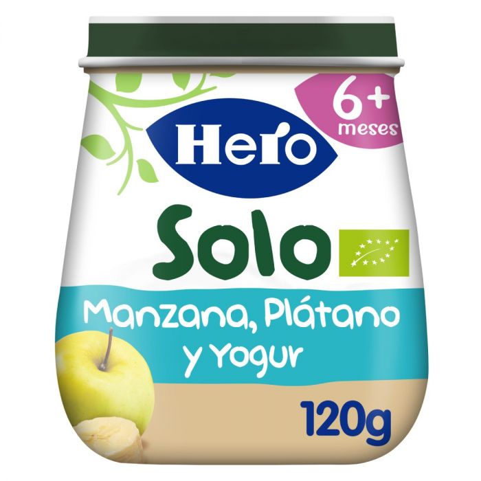 Hero Baby Solo Manzana, Melocotón y Plátano