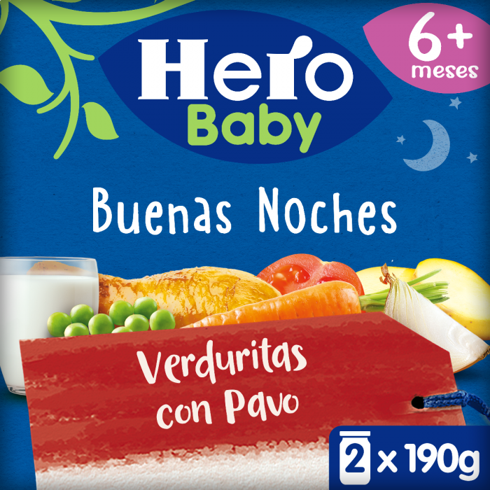 Potitos - zumos: HERO BABY PEDIALAC VERD/PAVO 235 GR