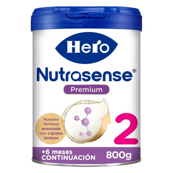 Leche Infantil Nutrasense Premium 2 800 g-Hero Baby en Planeta Huerto